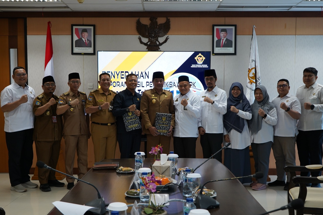 Plt Gubernur Bengkulu Terima LHP dari BPK RI, Ini 7 Temuan Hasil Pemeriksaan 