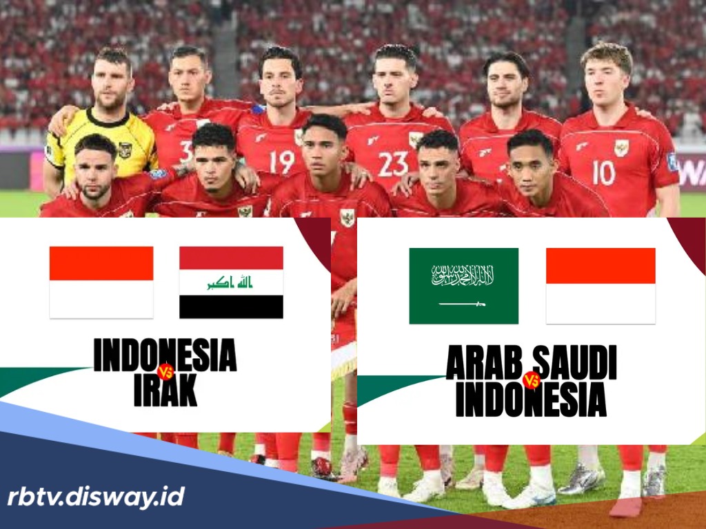 Daftar Pemain Timnas yang Turun di Kualifikasi Piala Dunia Indonesia VS Arab dan Indonesia VS Irak
