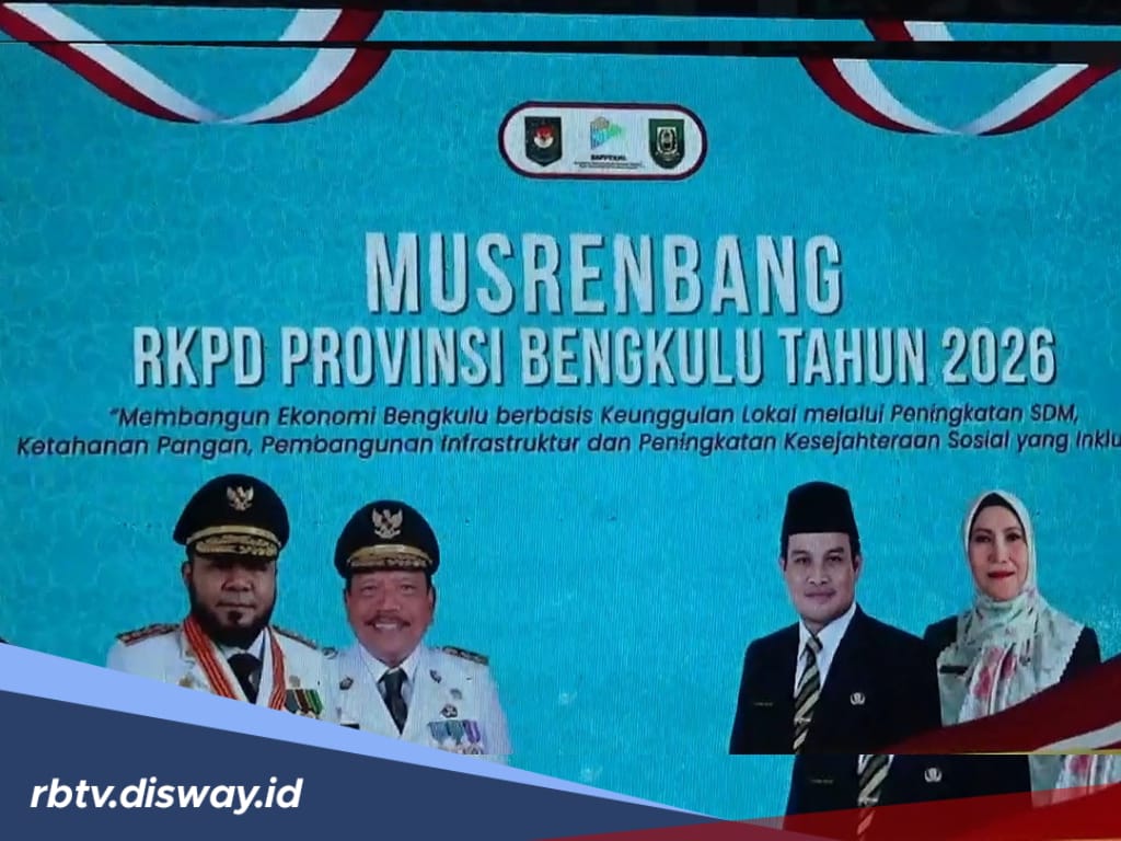 Musrenbang RKPD Provinsi 2026, Bahas Strategi Peningkatan Infrastruktur hingga Kelanjutan Jalan Tol Bengkulu
