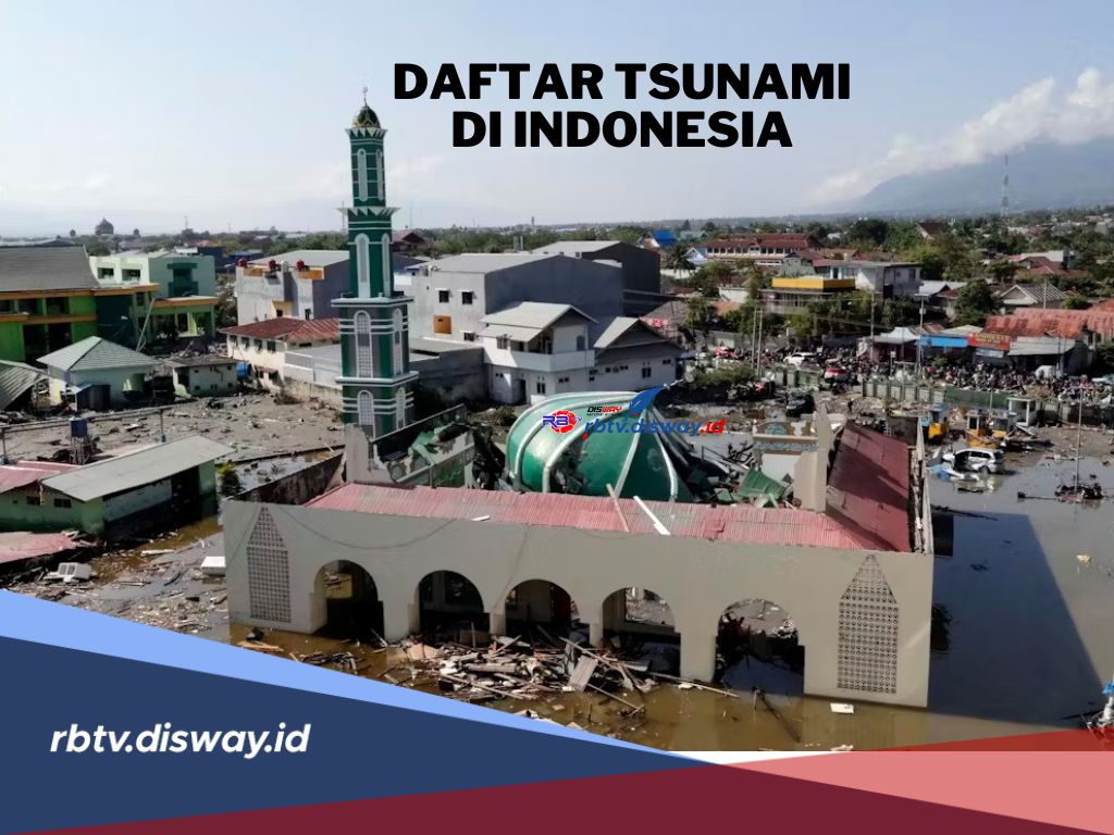 13 Tsunami di Indonesia yang Sudah Terjadi, Sapuan Air Laut Tewaskan 36.000 Jiwa