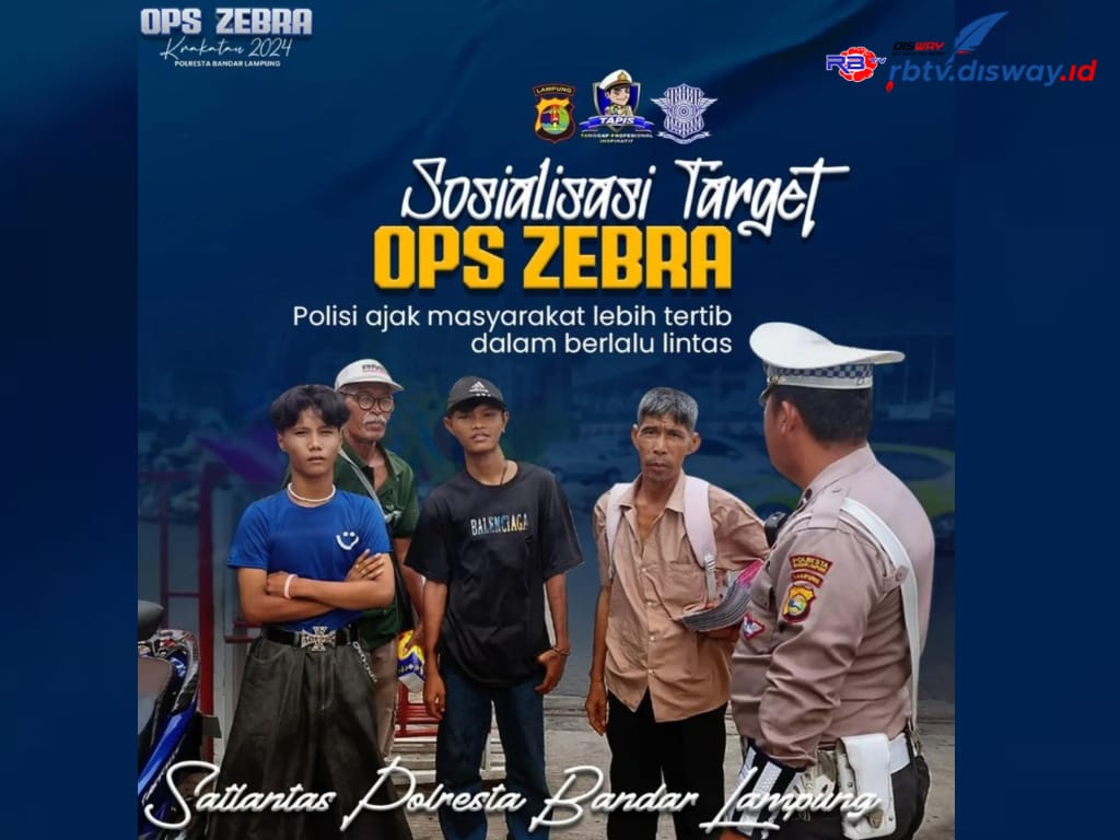 Polresta Bandar Lampung Gelar Operasi Zebra Krakatau 2024, Ini Titik Lokasinya