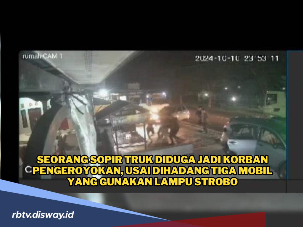 Sopir Truk Dikeroyok 8 Orang yang Gunakan Mobil Lampu Strobo, Pembuluh Darah Mata Kanan Pecah