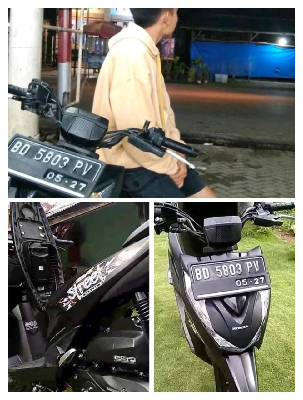 Ditinggal Nunggu Durian, Honda Beat Street Warga Talo Raib Dimaling 