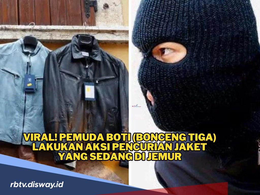 Viral! Pemuda Boti (Bonceng Tiga) Lakukan Aksi Pencurian Jaket yang Sedang di Jemur di Sebuah Rumah 