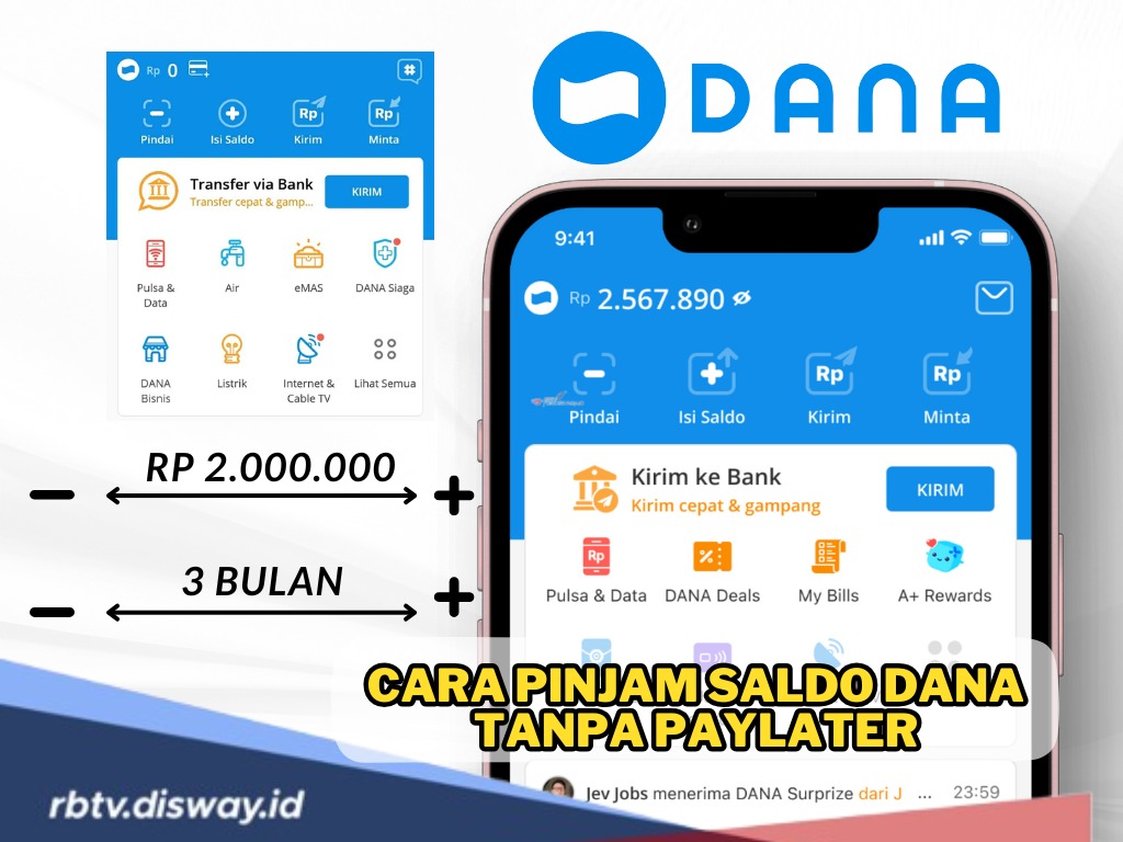 Butuh Dana Darurat? Begini Cara Pinjam Saldo Dana Tanpa Paylater, Proses Cepat