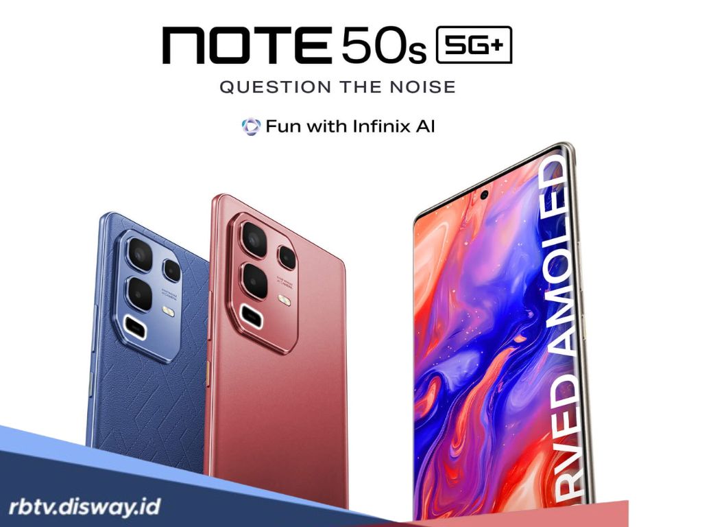 Infinix Note 50S 5G, Punya Desain Unik, Layar Kinclong dan Performa Ngebut di Harga Rp3 Jutaan 