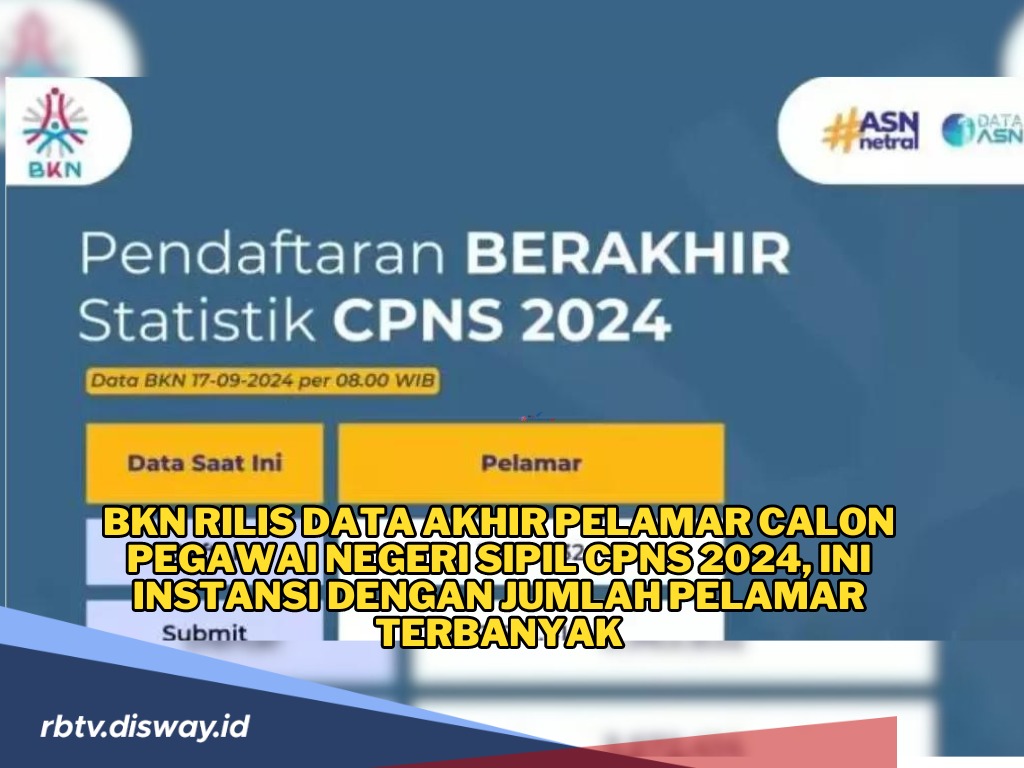 Data Akhir Pelamar CPNS 2024, Instansi Ini Tembus 567 Ribu Pelamar