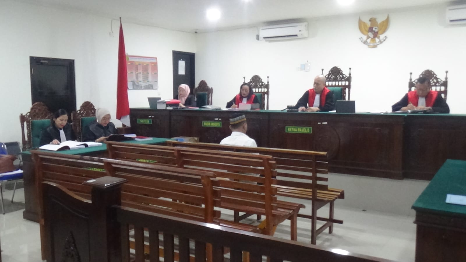 JPU Kejati Bengkulu Bacakan 2 Surat Tuntutan Hukuman Terhadap Mantan Bendahara Korem