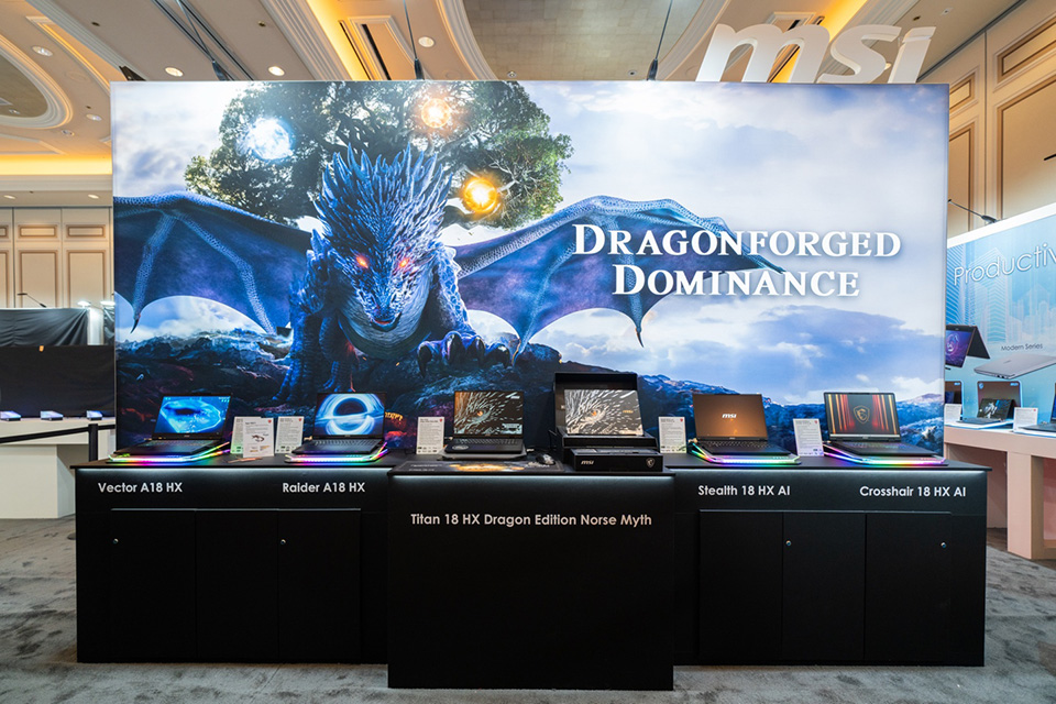 MSI RTX 50 Series Resmi Diperkenalkan, Laptop yang Terinspirasi dari Mitologi Nordik
