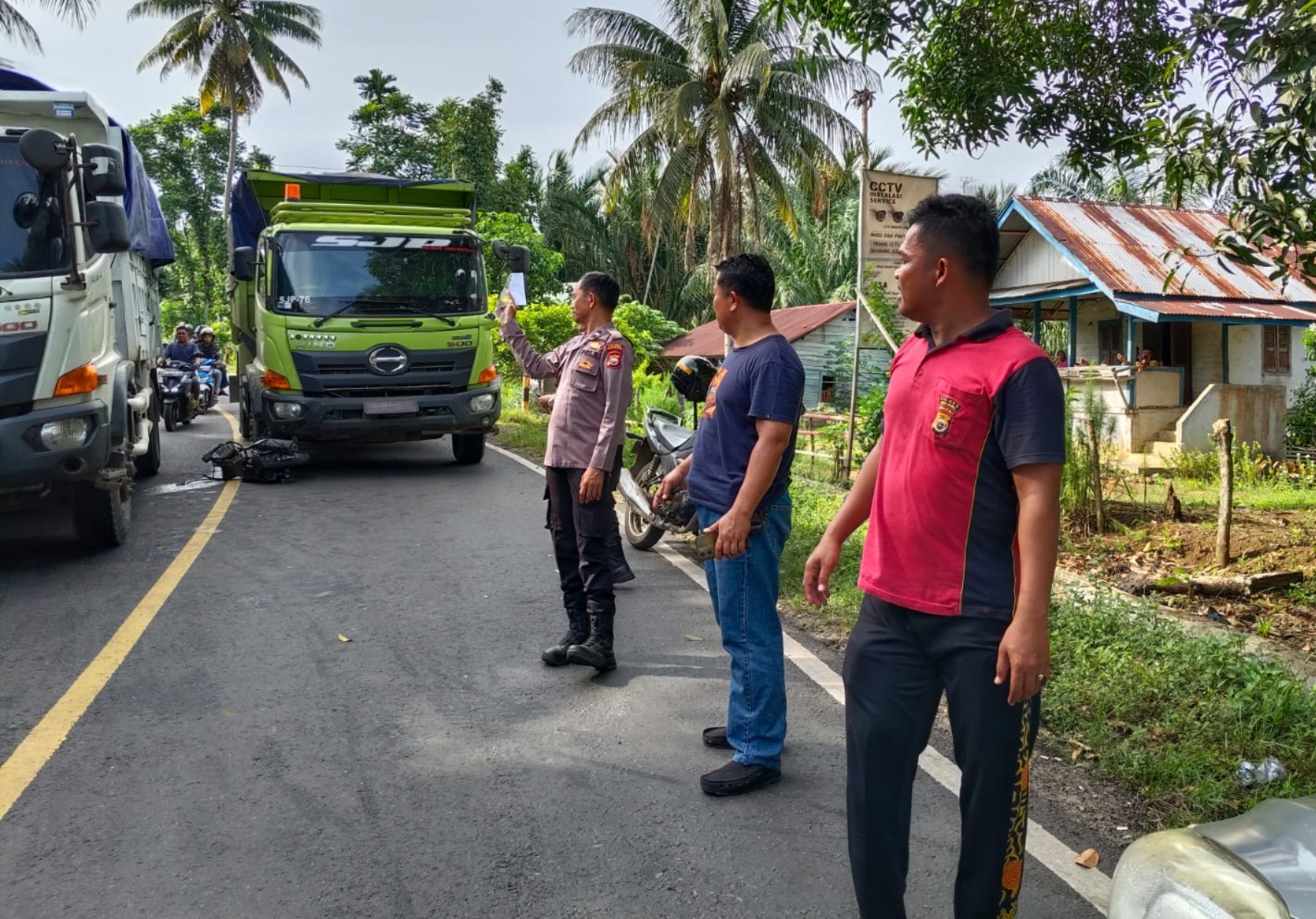 Kronologi Laka Maut di Jalinbar Bengkulu Utara, Sepeda Motor Terbakar dan Pengendara Tewas