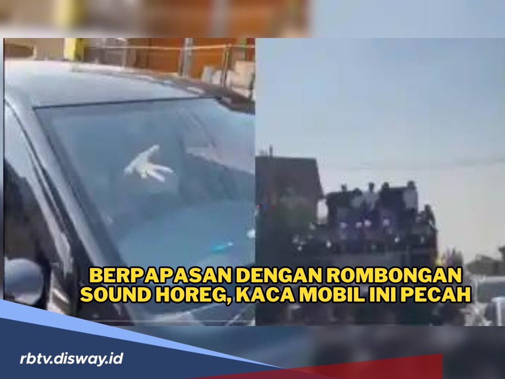 Waduh! Sound Horeg di Acara Karnaval Bikin Kaca Mobil Ini Pecah 