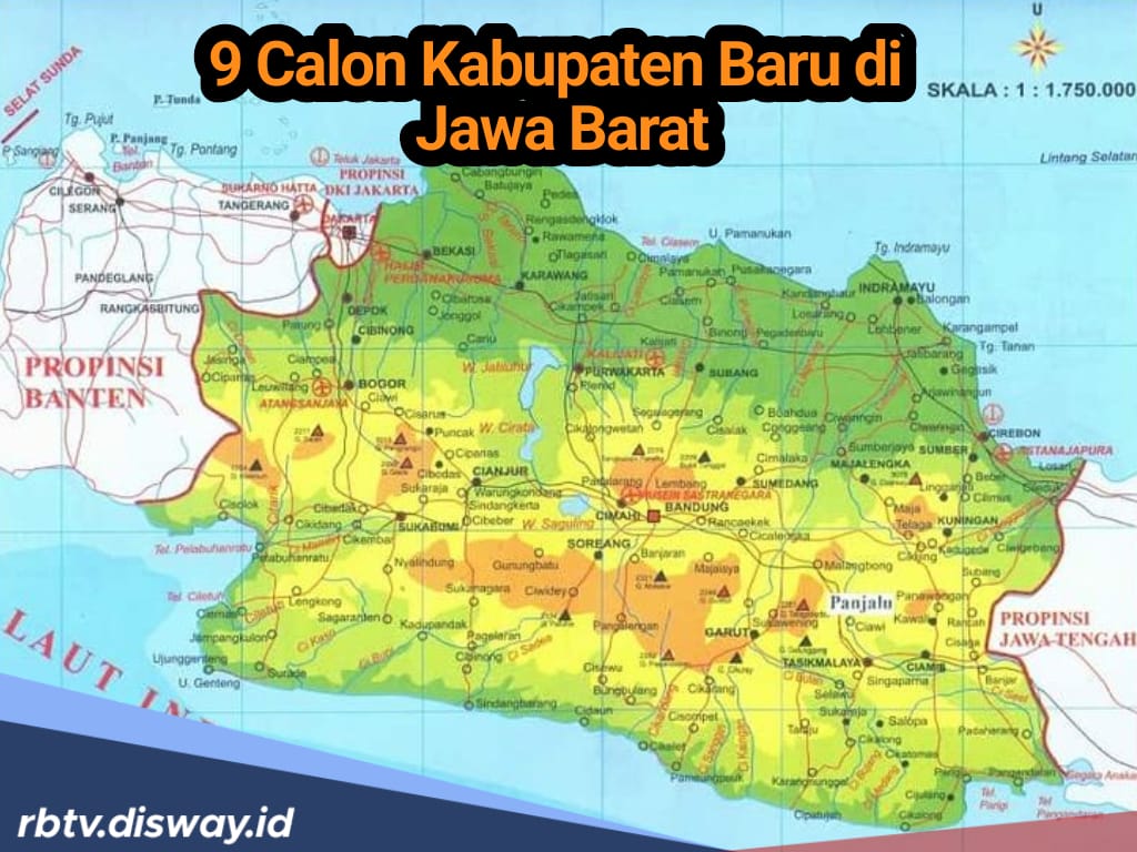 Sudah Diusulkan ke Pemerintah Pusat, 9 Daerah Ini Bakal Jadi Kabupaten Baru di Jawa Barat