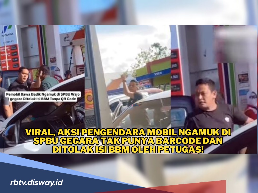 Ribut-ribut di SPBU, Pengemudi Mobil Ngamuk Ditolak Isi BBM 