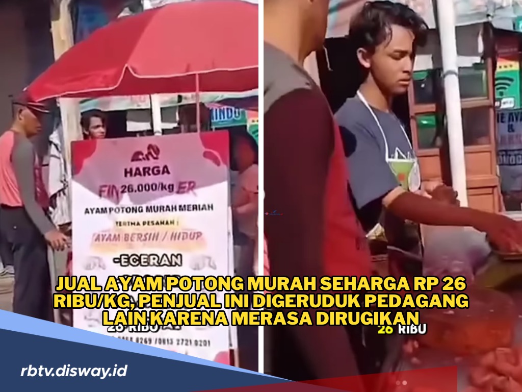 Pedagang Ayam Potong Digeruduk Massa Gegara Harganya Lebih Murah, Segini Selisihnya