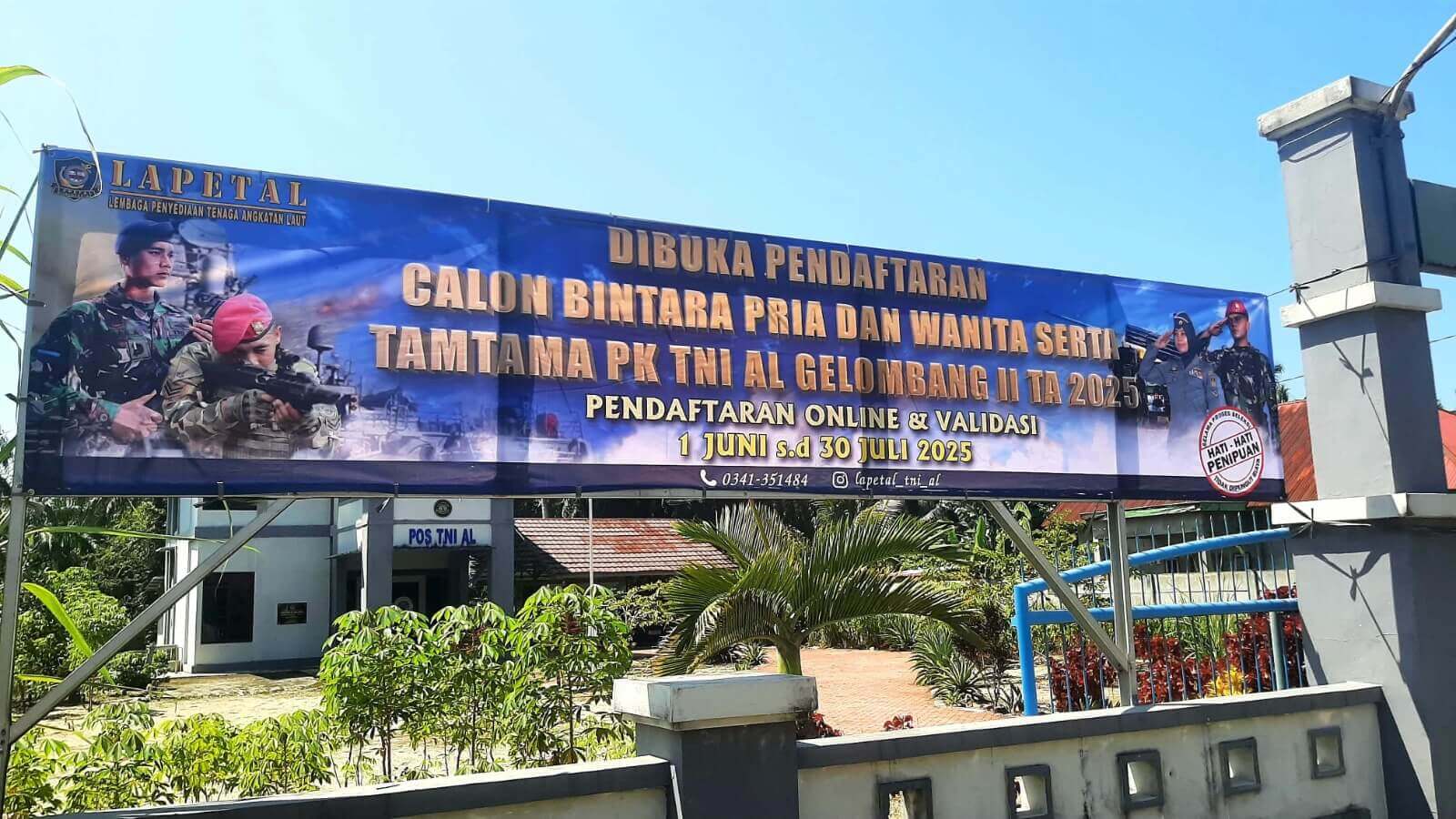 TNI AL Buka Pendaftaran Penerimaan Bintara dan Tamtama Gelombang II 2025