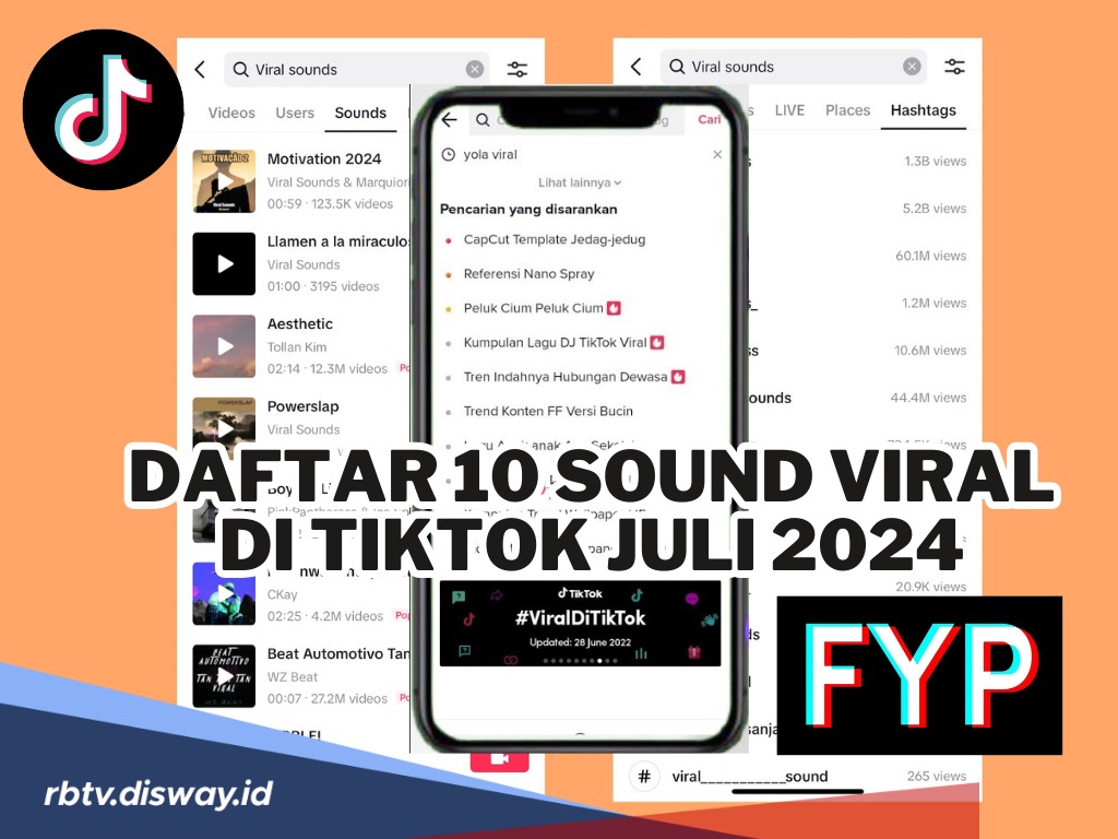 Salah Satu Tips FYP dengan Mudah, Ini Daftar 10 Sound Viral di Tiktok Juli 2024, Yuk Coba Gunakan di Kontenmu!