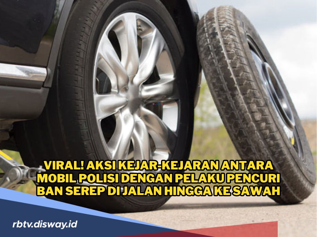 Diwarnai Aksi Kejar-kejaran, Polisi Bekuk Pelaku Pencuri Ban Serep di Tol