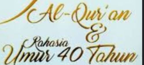 Rahasia Usia 40 Tahun dalam Perspektif Al-Quran,  Perintah Allah SWT Fokus Lakukan Ini