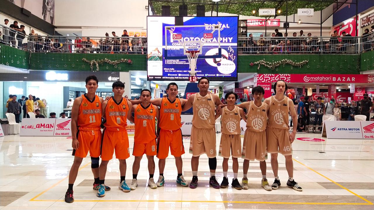 Turnamen Basket 3X3 Day Honda Bengkulu, Bhayangkara Team Sabet Juara 3