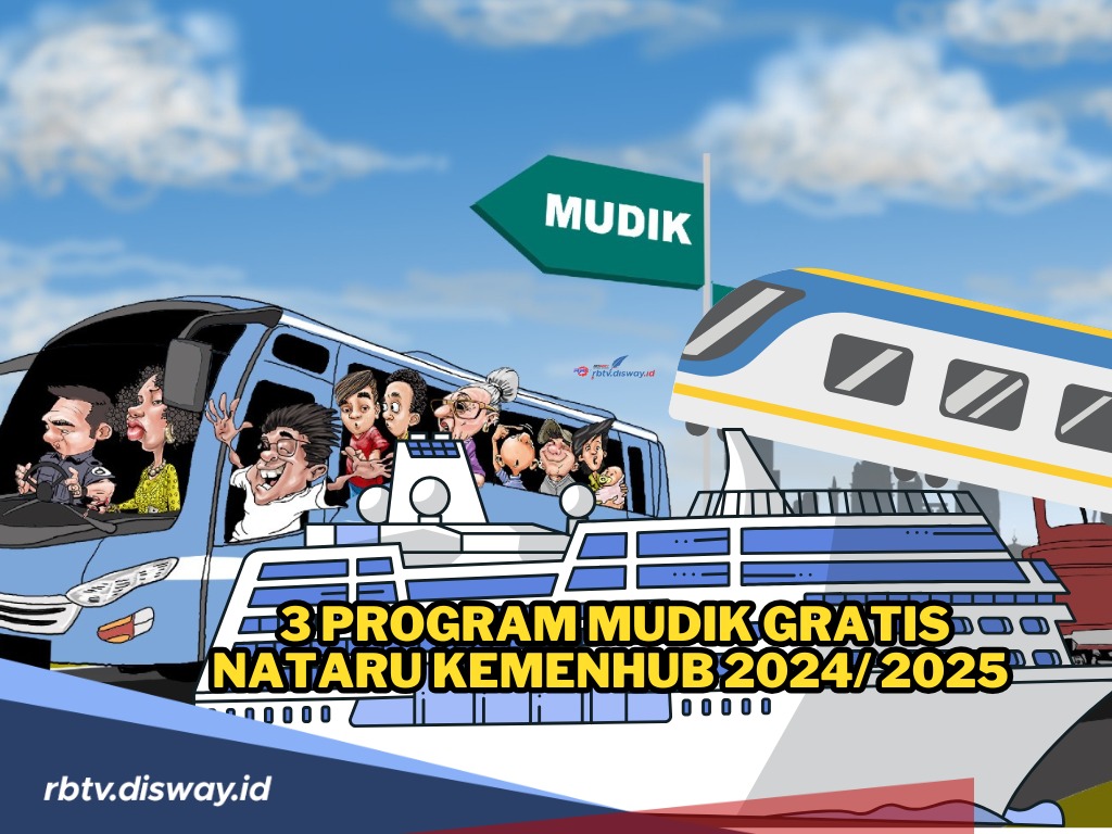 3 Program Mudik Gratis Nataru 2024, Tersedia 38.772 Kuota 