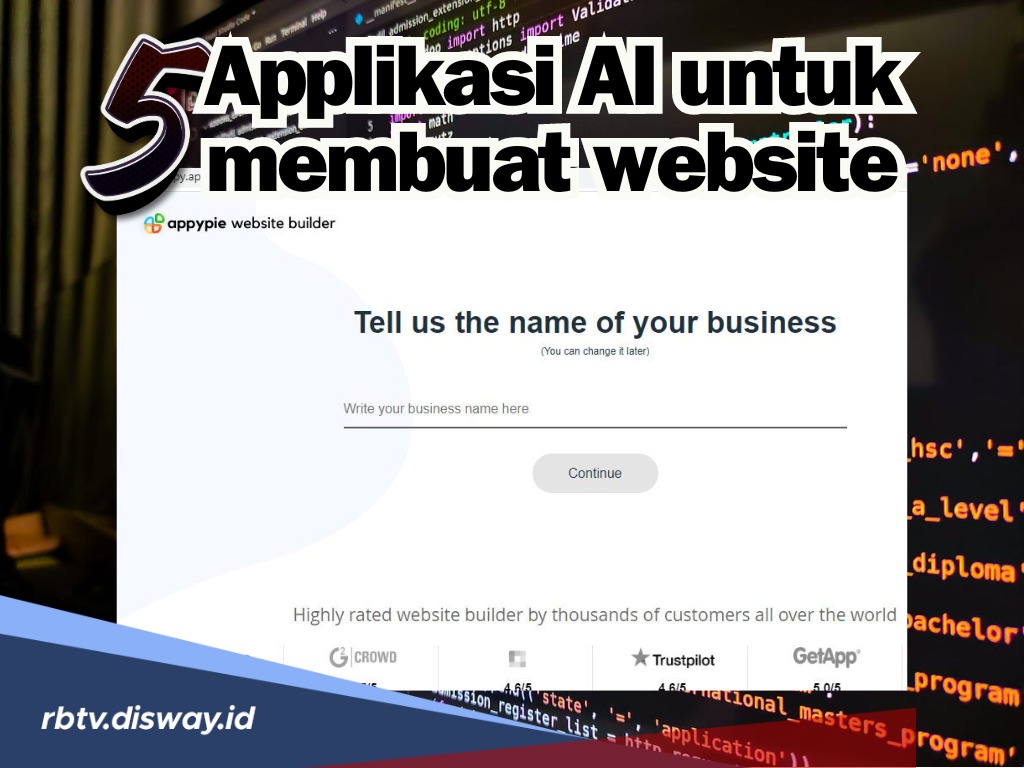 Ngga Perlu Coding, Ini 5 Aplikasi AI untuk Membuat Website, Dijamin Cepat dan Praktis