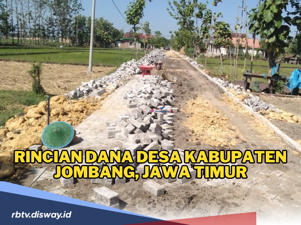 Rincian Dana Desa Kabupaten Jombang Jawa Timur 2024, Paling Besar Desa Ini yang Menerima 