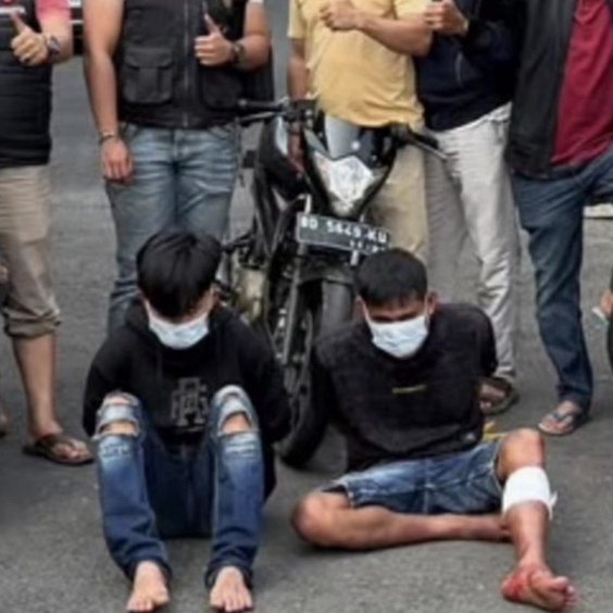 Dua Terduga Pelaku Curanmor Diterkam Tim URC Serigala Malam Polres Rejang Lebong