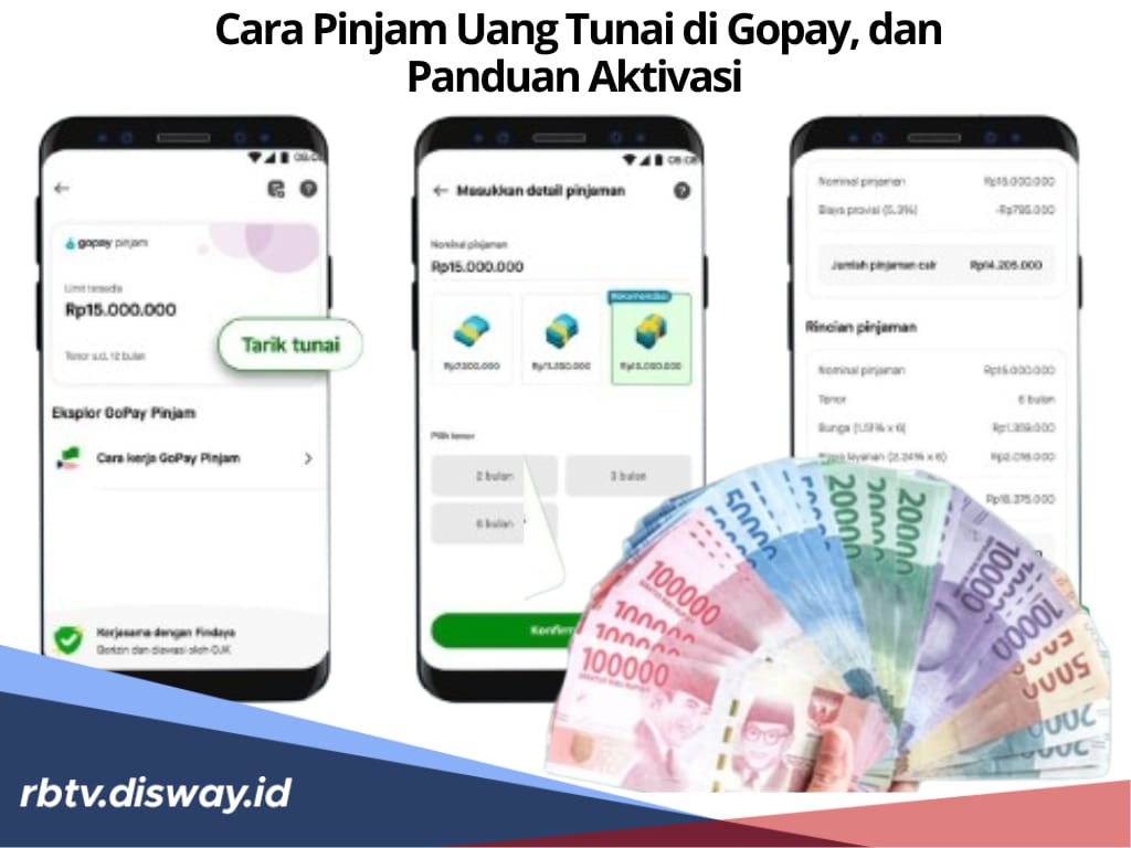 Cair Rp 15 Juta, Begini Cara Pinjam Uang Tunai di Gopay, Cicilannya Sampai 6 Bulan