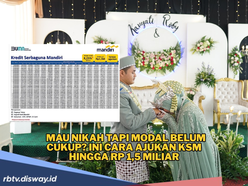 Pinjaman Kredit Serbaguna Mandiri Bisa Wujudkan Pernikahan Impian, Ini Syaratnya