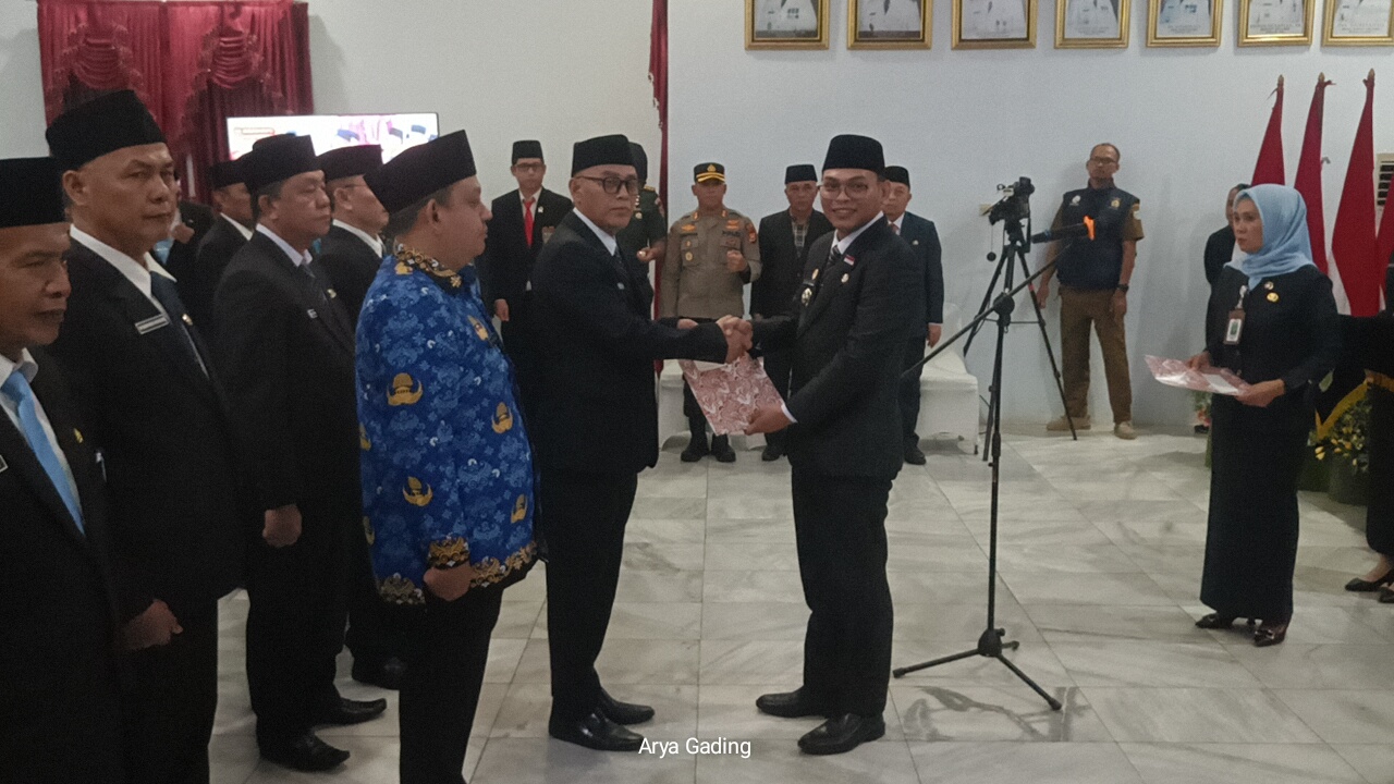 Pelantikan Kepala Dinas dan Fungsional Pemkab Seluma, 8 Kepala Dinas Berganti Posisi