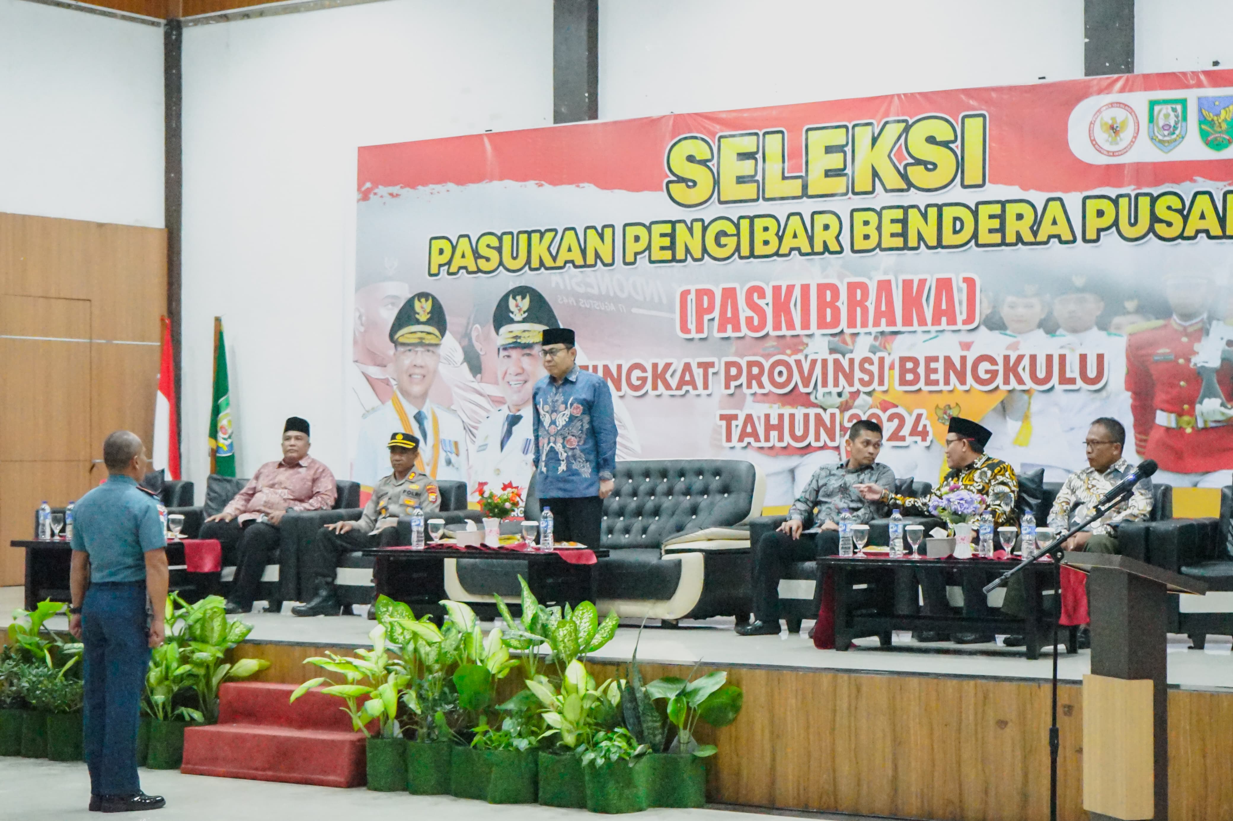  Pesan Gubernur Rohidin Kepada 96 Peserta Seleksi Paskibraka Provinsi Bengkulu 2024