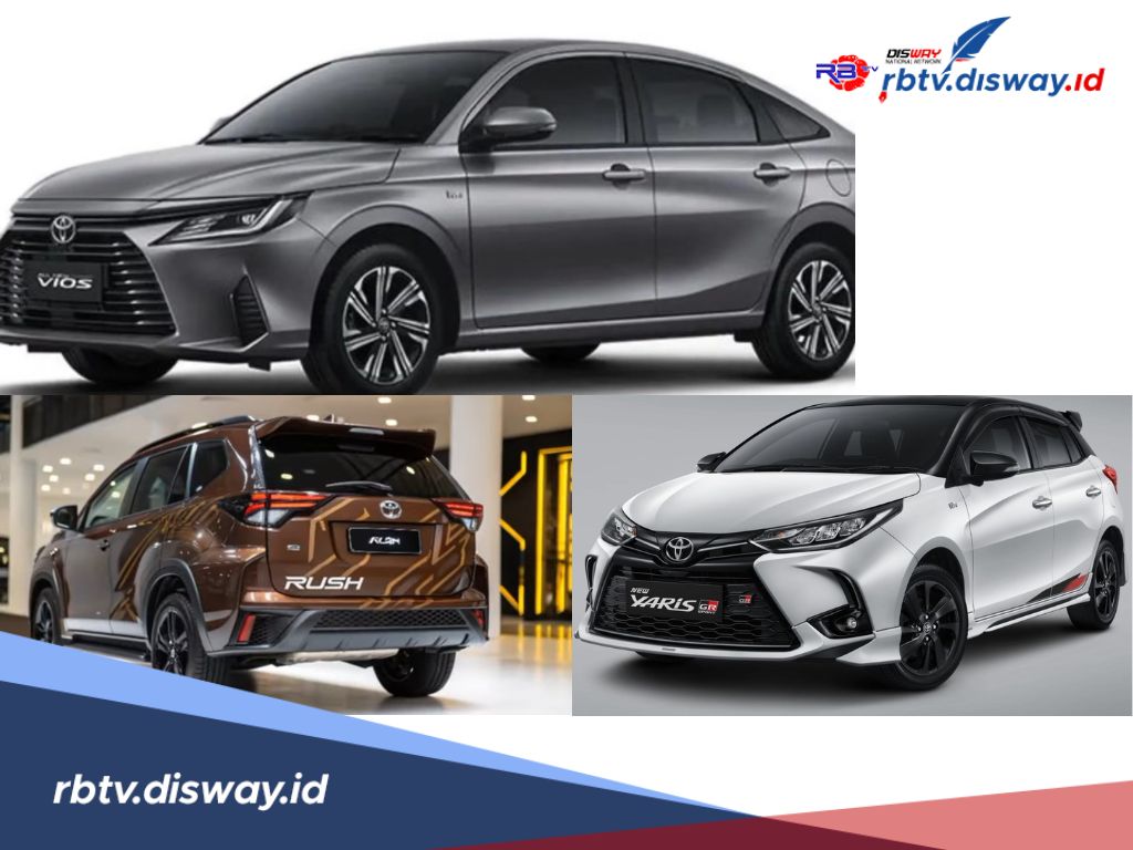 Besaran Pajak Tahunan Mobil Toyota Rush, Yaris dan Vios 2025