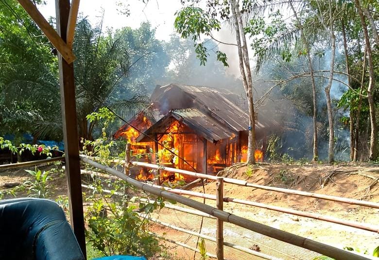 Beli Gas LPG ke Warung, Rumah Pasutri Muda di Bengkulu Utara Ludes Terbakar