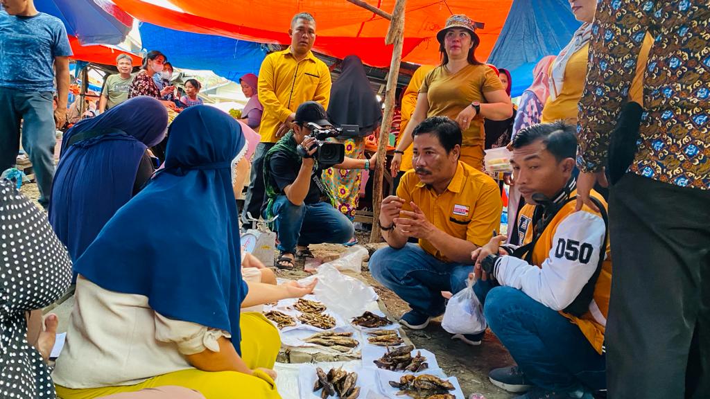 Cek Harga dan Serap Aspirasi, Ketua DPD Hanura Bengkulu Blusukan ke Pasar