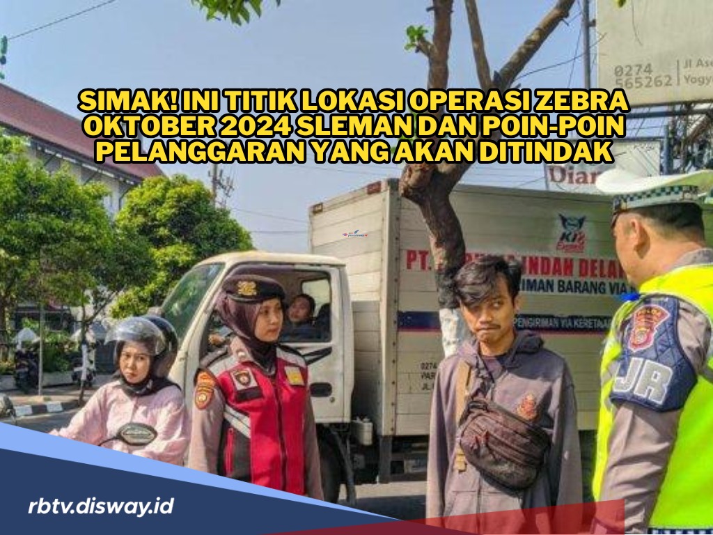 Hati-hati! Ada Razia, Ini Titik Lokasi Operasi Zebra Oktober 2024 di Sleman