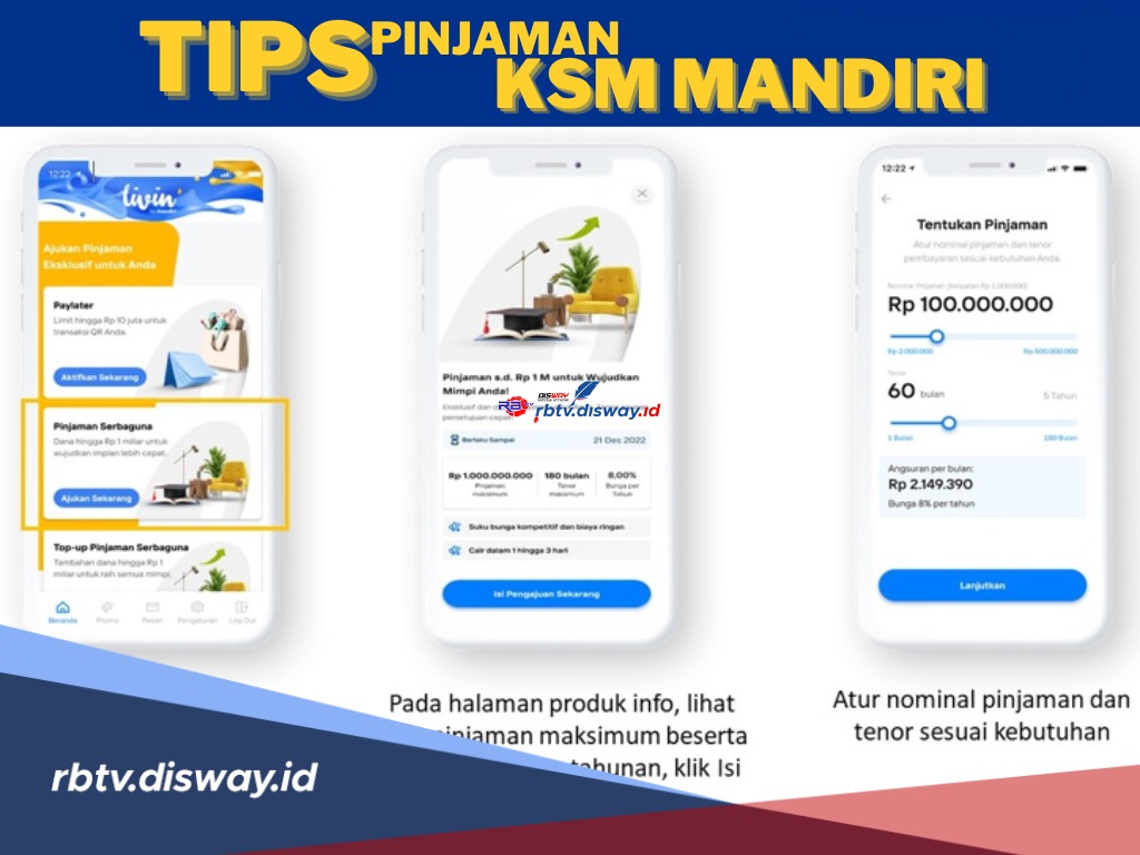 Tips Pinjaman Rp 300 Juta KSM Mandiri Bisa Langsung Disetujui 
