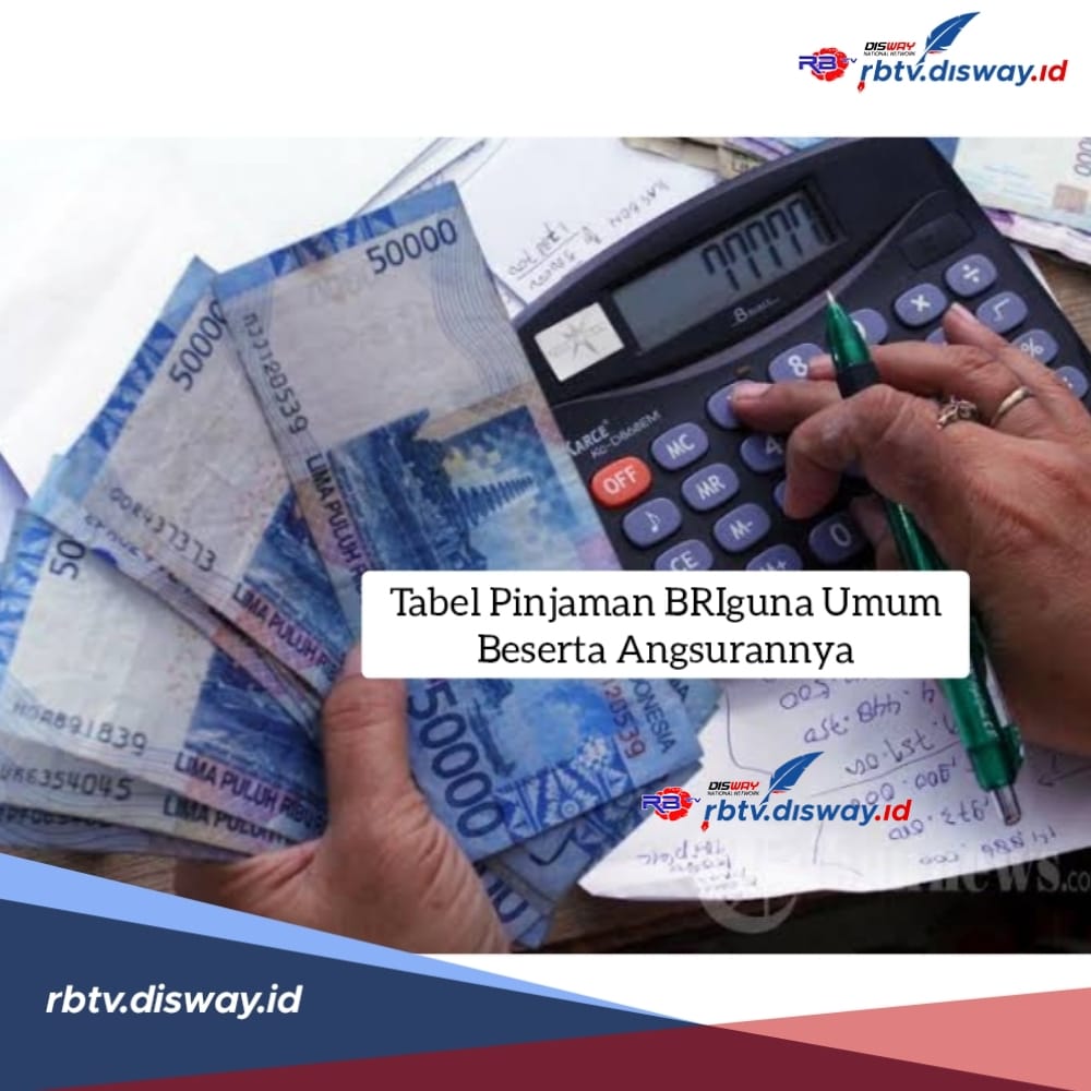 Tabel Pinjaman BRIguna Umum Rp 25 Juta Serta Jumlah Angsuran Tenor 5 Tahun, Ini Syarat Pinjaman Bagi Pegawai