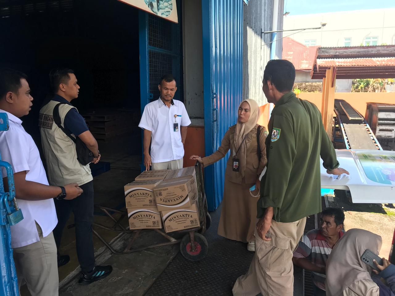 Ditreskrimsus Polda Bengkulu dan Pihak Dinas Cek Stok Ketersedian Minyakita, Ini Jumlahnya