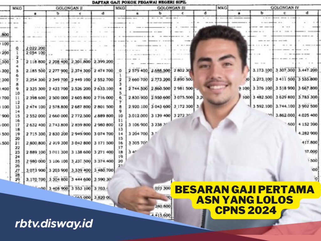 Bakal Terima 80 Persen dari Total Gaji PNS, Ini Besaran Gaji Pertama CPNS Lulusan 2024