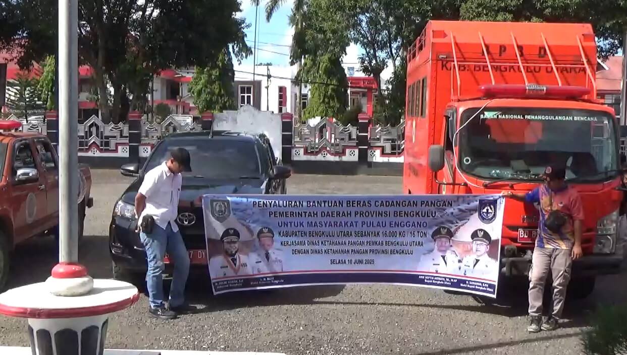 Kolaborasi Pemkab Bengkulu Utara dan Pemprov Bengkulu, 16 Ton Beras Dikirim ke Enggano