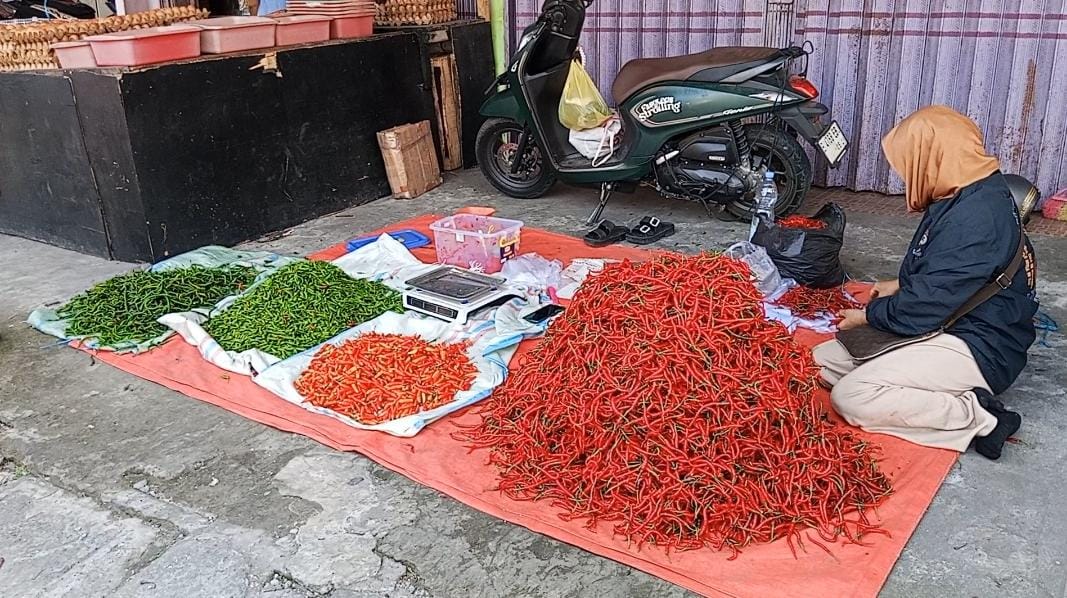 Di Rejang Lebong, Harga Cabe Merah Turun sedangkan Cabe Hijau Naik