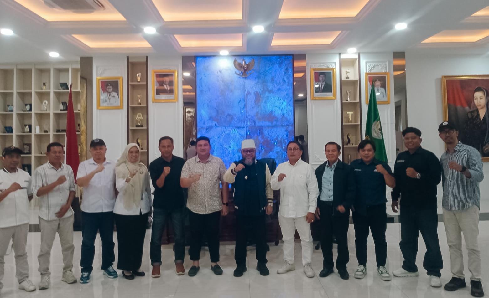 Jelang Pelantikan, Pengurus PWI Provinsi Bengkulu Audiensi ke Gubernur 