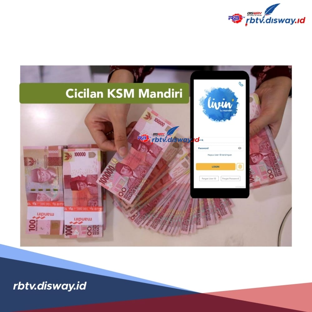 Cicilan KSM Mandiri Pinjaman Rp 40 Juta Tenor 60 Bulan, Begini Cara Praktis Ajukan Lewat Livin Mandiri