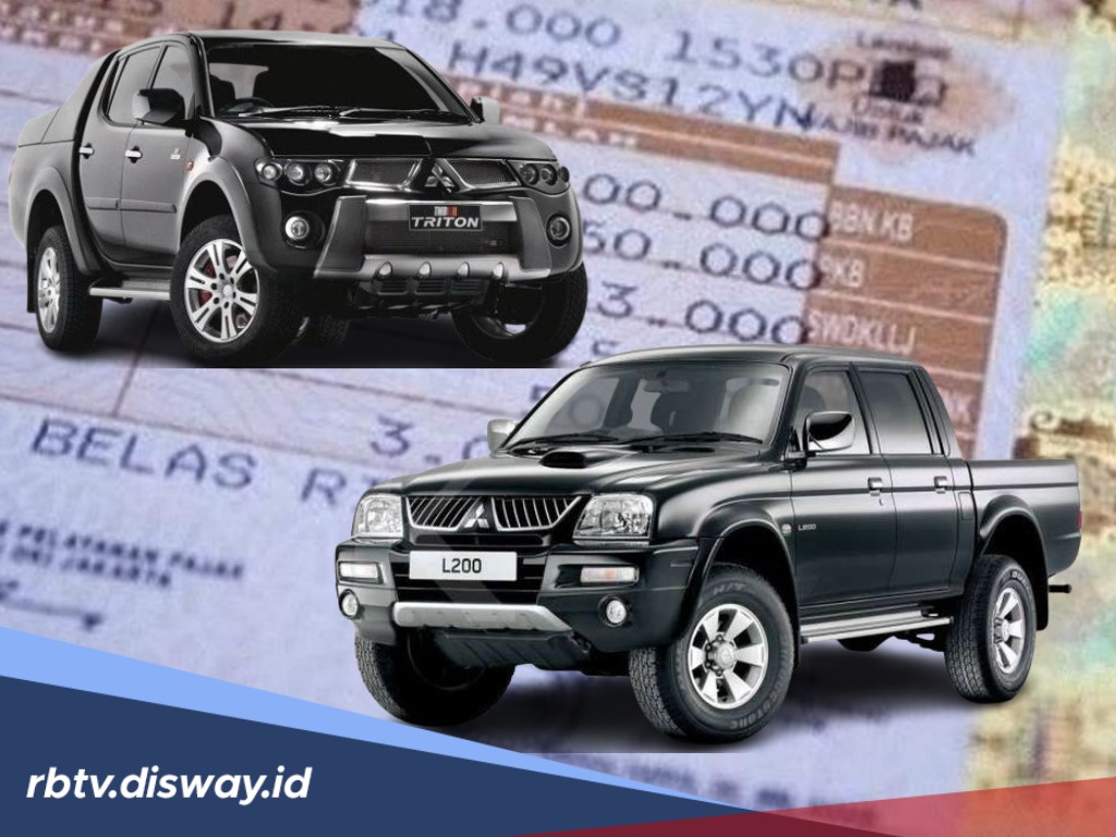 Idaman Pria Sejati, Segini Pajak Mobil Mitsubishi Triton Mulai dari Tahun 2002 Sampai Sekarang