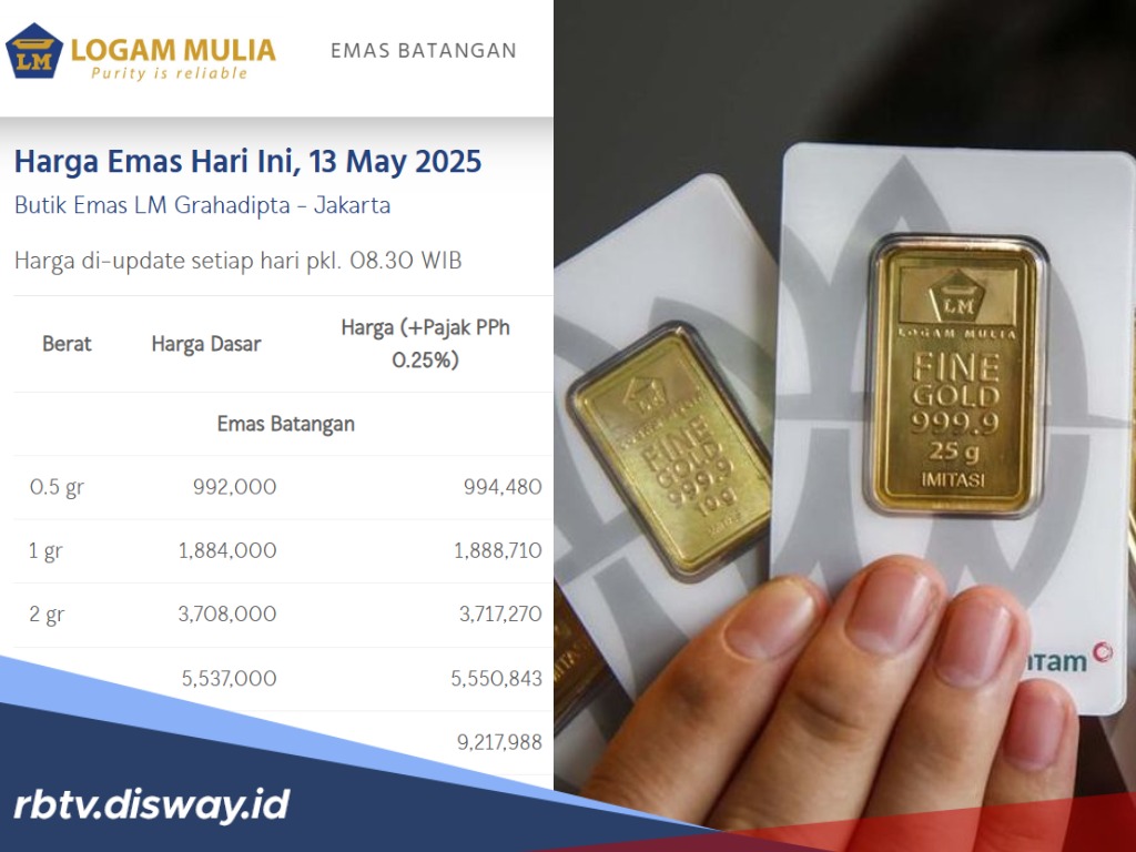 Kilau Emas Antam Hari Ini Mulai Redup, Berikut Rincian Harga Terbarunya