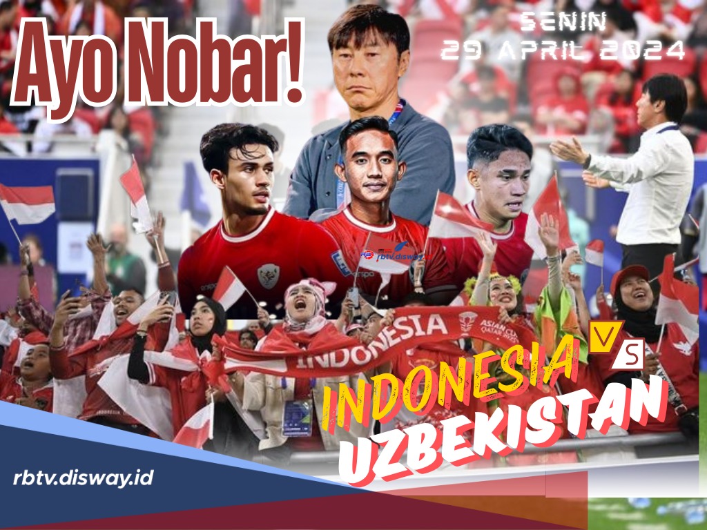 Siap Dukung Indonesia Vs Uzbekistan! Ini Tempat Nobar Semifinal Piala Asia U23 di Cirebon