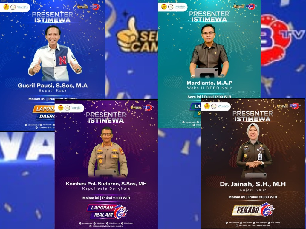 Pejabat Kaur dan Kota Bengkulu Jadi Presenter RBTV, Bagaimana Pengalaman Para Pejabat Ini Jadi Presenter?