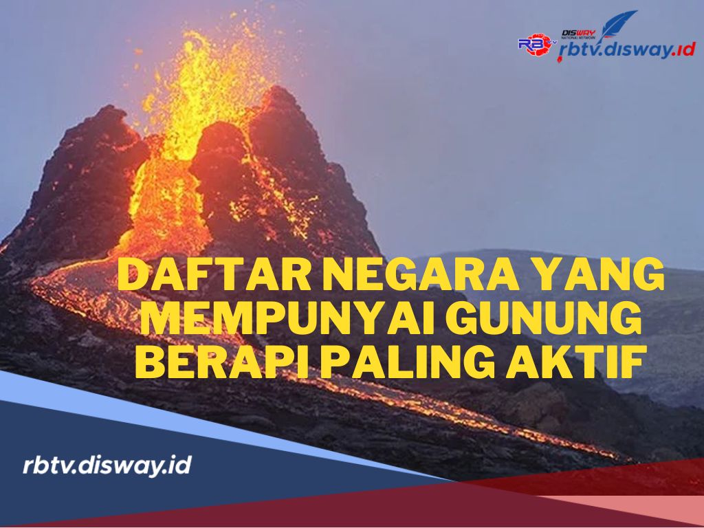 Daftar Negara yang Memiliki Gunung Berapi Paling Aktif, Indonesia Urutan Berapa?