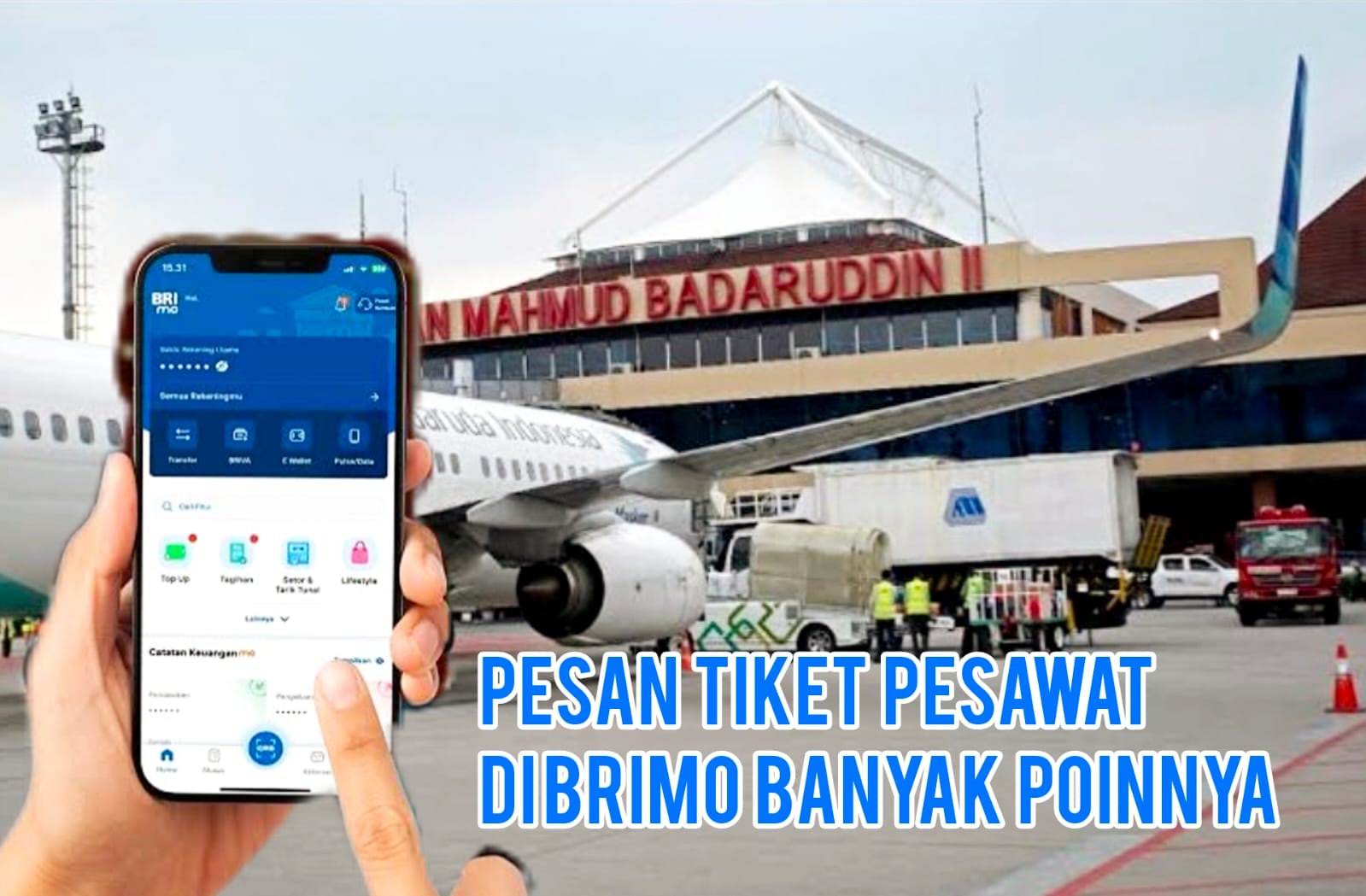 Sudah Tahu Belum, Beli Tiket Pesawat Pakai BRImo dapat Poin Reward