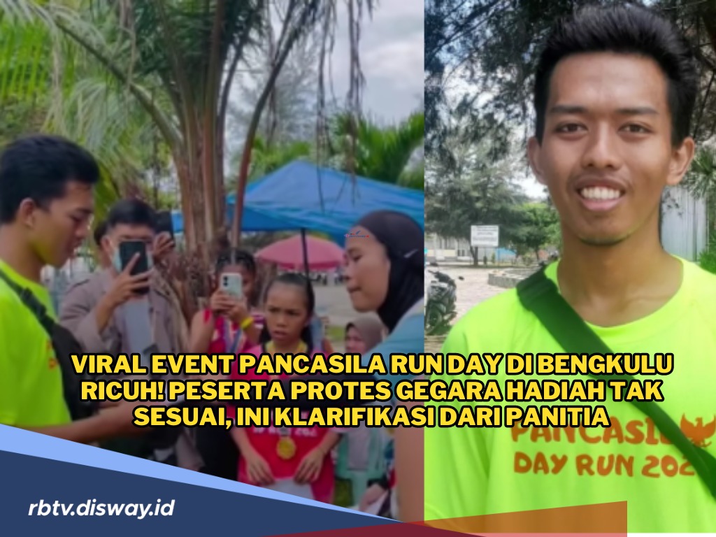 Klarifikasi Panitia Event Pancasila Run Day di Bengkulu Soal Hadiah Tak Sesuai Ekspetasi